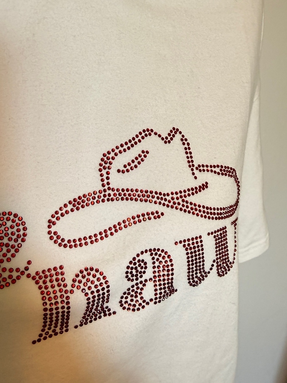 Women White 'Yee Haw' Graphic Tee - Brand Not Visible - Picture 3 of 4